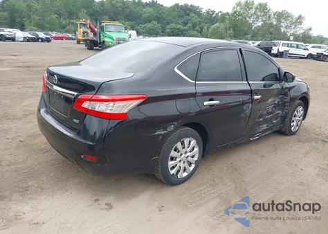 2014 Nissan Sentra S from USA, damaged, VIN 3N1AB7AP1EL686503
